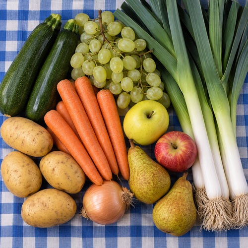 PANIER 'PITCHOUN' de fruits et légumes