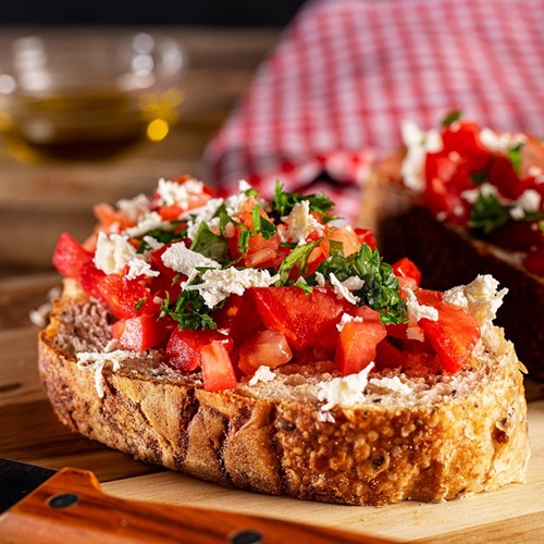La Bruschette est l’antipasti incontournable de l’Italie